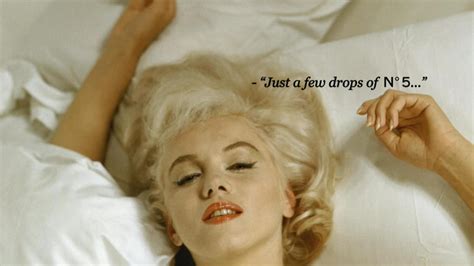 chanel no 5 and marilyn monroe
